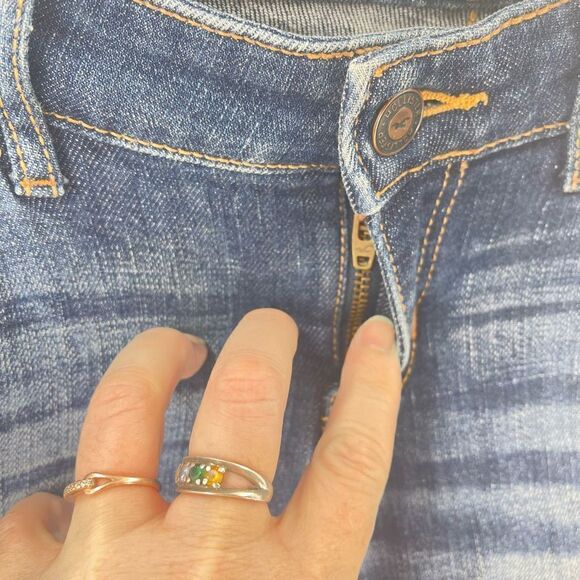 Hollister skinny jeans 5 27 mid rise zipper ankles - Picture 12 of 16